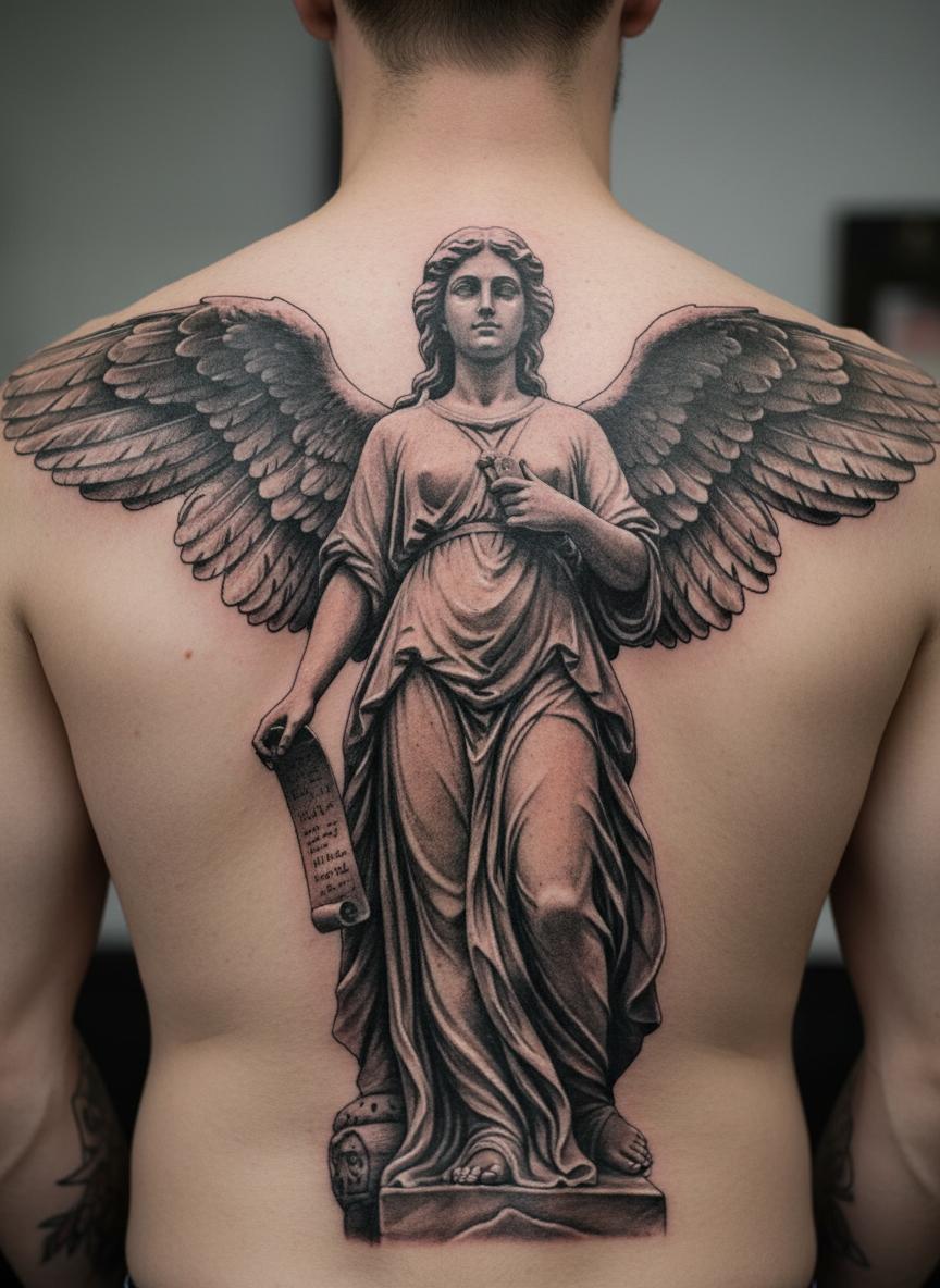 Realistic Angel Statue